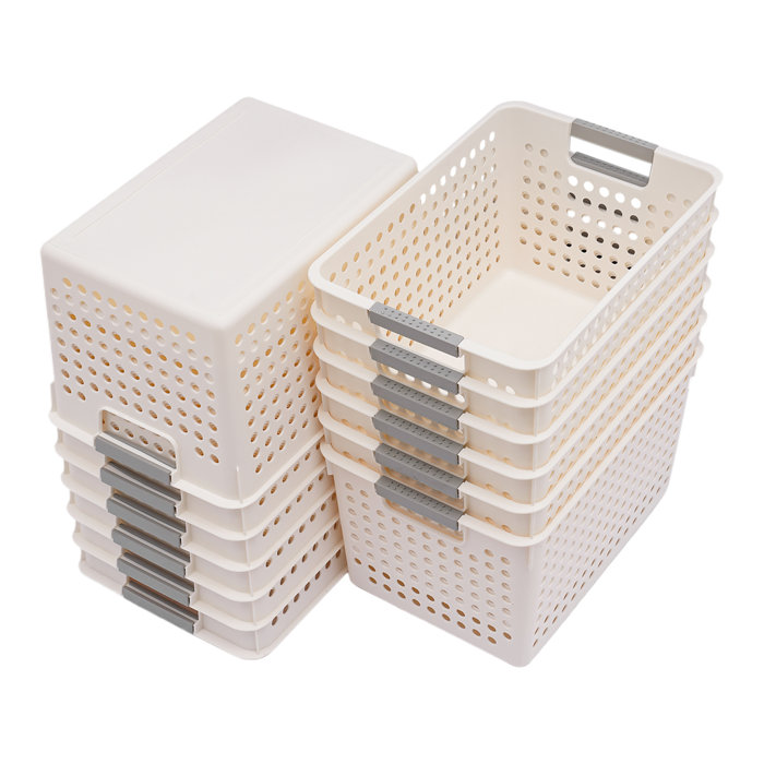 Rebrilliant Durable Plastic Storage Baskets Wayfair